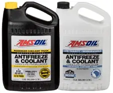 AMSOIL antifreeze and engine coolant jugs
